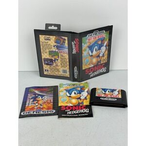 Sonic the Hedgehog Sega Genesis Not For Resale NFR Complete CIB Nice Clean Rare
